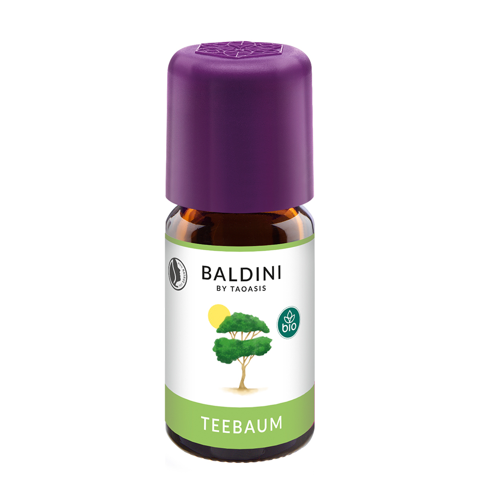Teebaumöl Bio Baldini original australisches Melaleuca alternifolia Teebaumöl in Taoasis Premium Qualität bei plantenfit vielfach bewährt.
