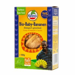 Baby-Bananen getrocknet Kipepeo