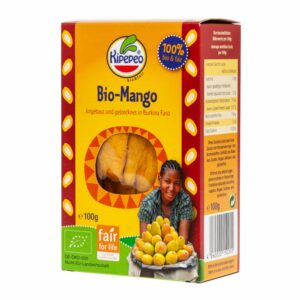 schonend getrocknete Mango Brooks von Kipepeo Bio