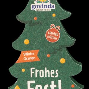 Die leckeren, veganen Fruchtkugeln auf Dattelbasis mit winterlicher Orange schmecken Groß und Klein für Weihnachten als Geschenk
