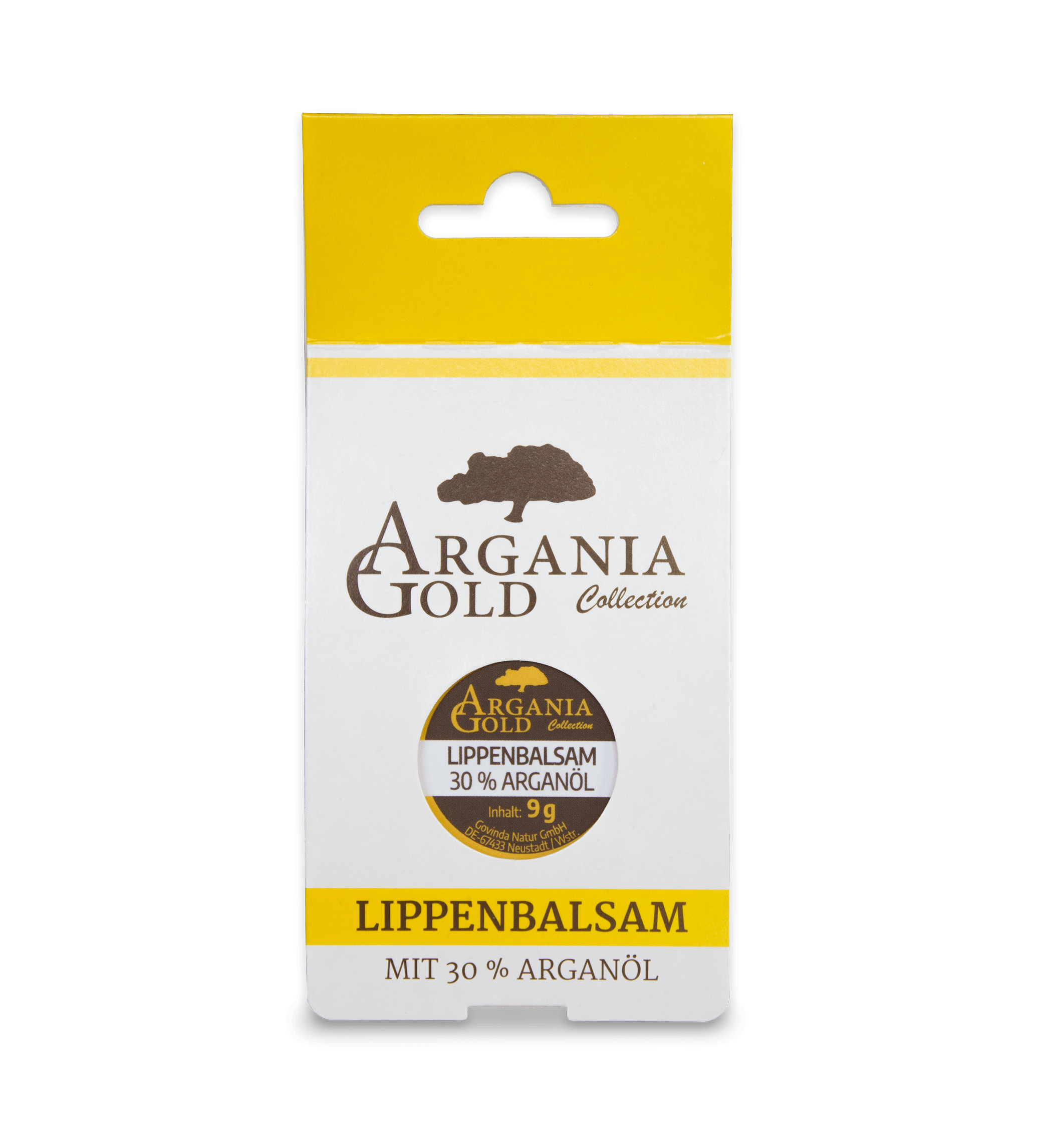 Argania Gold Lippenbalsam Hochwertiges Arganöl bildet einen Feuchtigkeitsfilm auf den Lippen, schützt Ihre Lippen vor dem Austrocknen