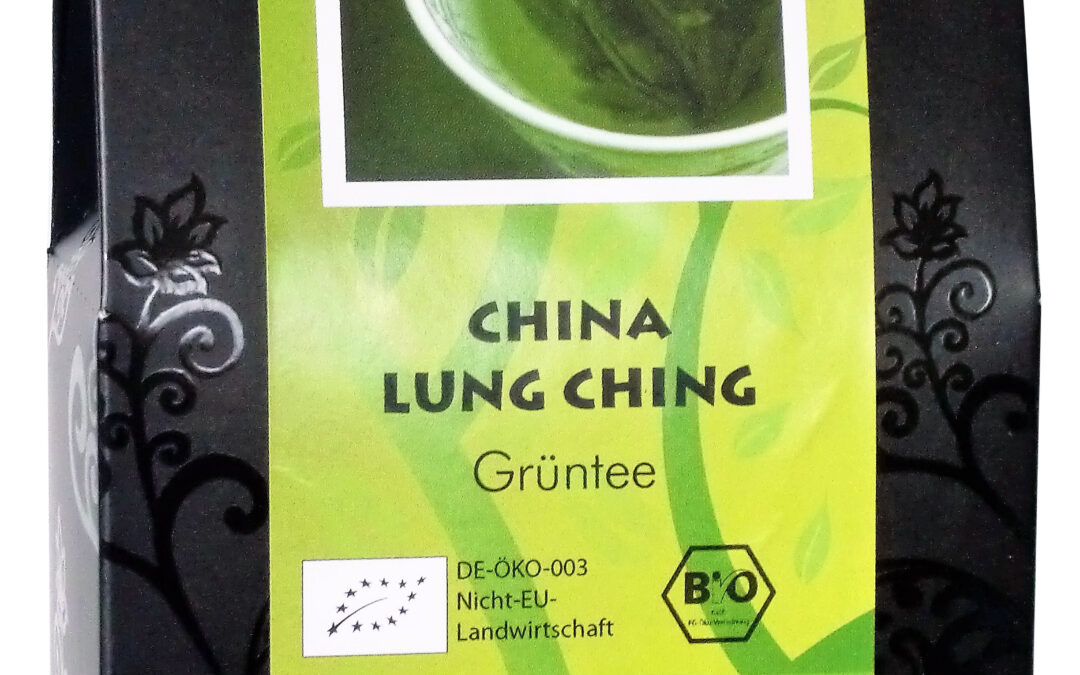 China Lung Ching High Quality Grüntee kbA BioBeroli 50g