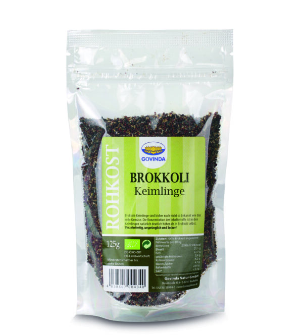 Brokkoli Keimlinge von Govinda bei plantenfit wie Sprossen oder Mikrogreens würzig für nahezu alle Speisen