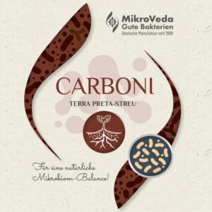 CARBONI Terra Preta Streu Fermentierte Pflanzenkohle MikroVeda bei plantenfit für den Bokashi und Garten verbessert das Pflanzenwachstum