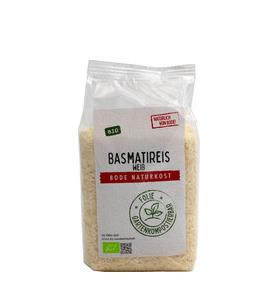 Basmatireis weiß Bio lockere zarte Konsistenz leicht blumig-duftendes Aroma für den Wok, Pfannengerichte Salate als Beilage