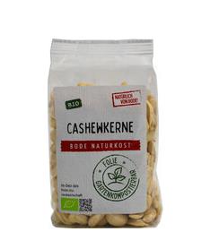Cashewkerne Bio Bode mild-nussige Kerne sind elfenbein- bis beigefarben und eine gute Proteinquelle zum Knabbern