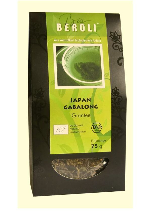 Gabalong Japan Grüntee kbA Oolongtee mit Gammaaminobuttersäure (GABA) aus der Region Shizouoka mit fruchtig blumigem Geschmack