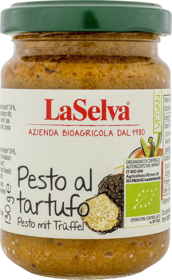 Pesto al tartufo - Tomaten Würzpaste mit Trüffel La Selva 130 g ...