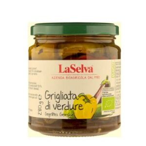 Gemüse gegrillt LaSelva Zucchini, Paprika und Auberginen in der Toscana sonnengereift frisch vor Ort gegrillt mit Weinessig und Öl.