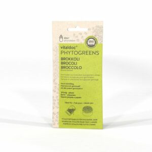 Brokkoli vitaldoc PHYTOGREENS Keimsaaten hoch keimfähig Geschmack: würzig-pikant Vitalstoffquelle für das ganze Jahr als frische Sprossen