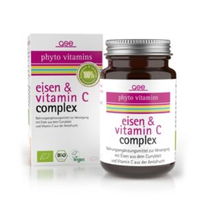 Eisen VitaminC GSE Nahrungsergänzungsmittel zur Versorgung mit Eisen aus dem Curryblatt und Vitamin C aus der Amlafrucht bei PlantenFit