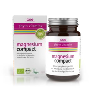 Magnesium Compact GSE Bio Nahrungsergänzungsmittel zur Versorgung mit Magnesium aus der biologisch zertifizierten Grünalge Ulva lactuca